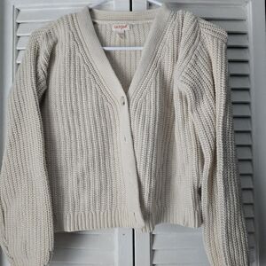 Cat & Jack Cream Knit Cardigan